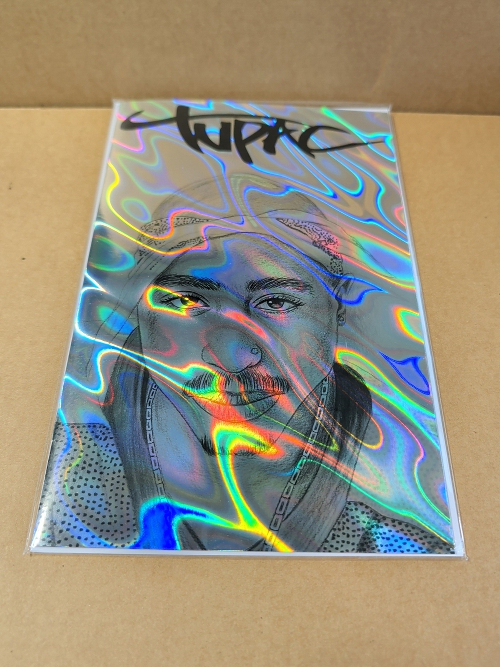 Tupac LAVA FOIL Ltd 20 NM Scott Straka Art Book 2/20 HEROES CON EXCLUSIVE